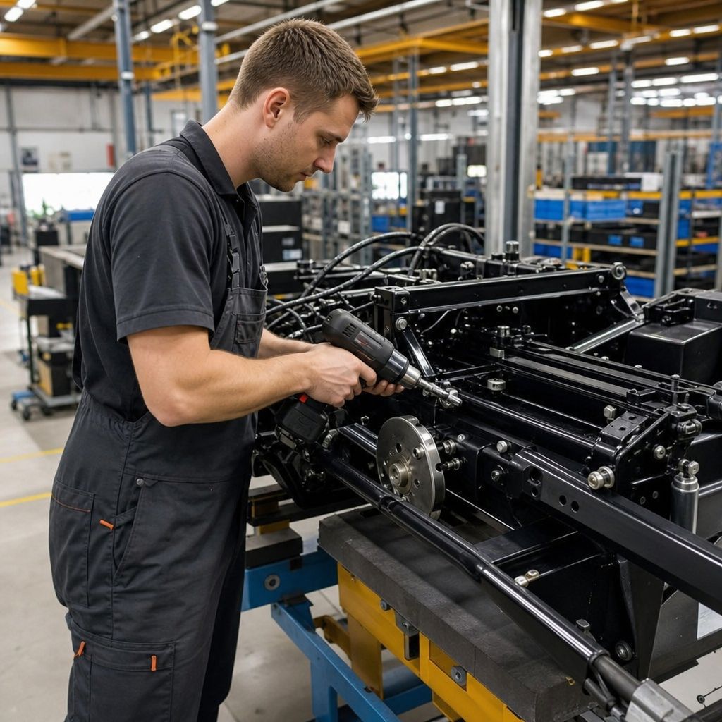 Endmontage Ein Bild zum Thema Endmontage im Industrie Kontext