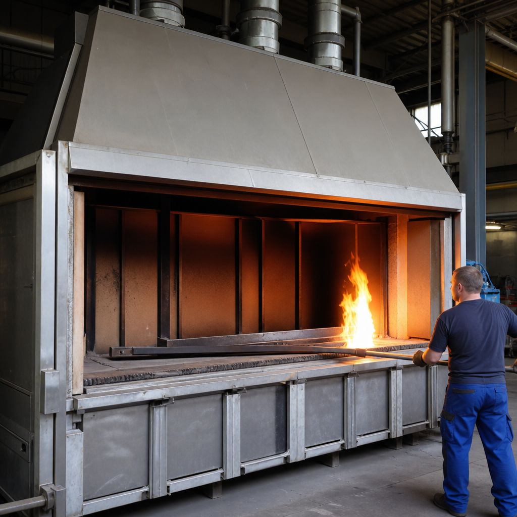 Stikkenofen Ein Bild zum Thema Stikkenofen im Industrie Kontext